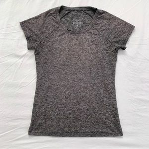 Oiselle Lux Tee Heathered Grey